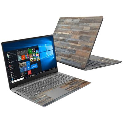 MightySkins Skin Compatible with Lenovo Ideapad 530S 14" (2018) - Gray Wood | Protective, Durable, and Unique Vinyl Decal wrap Cover | Easy to Apply, Remove, and Change Styles | Made in The USA
