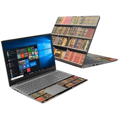 MightySkins Skin Compatible with Lenovo Ideapad 530S 14" (2018) - Books | Protective, Durable, and Unique Vinyl Decal wrap Cover | Easy to Apply, Remove, and Change Styles | Made in The USA