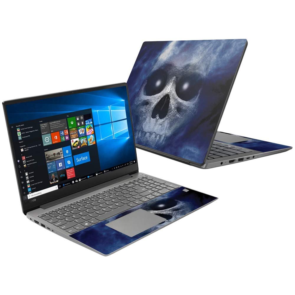 MightySkins Skin Compatible with Lenovo Ideapad 530S 14" (2018) - Haunted Skull | Protective, Durable, and Unique Vinyl Decal wrap Cover | Easy to Apply, Remove, and Change Styles | Made in The USA
