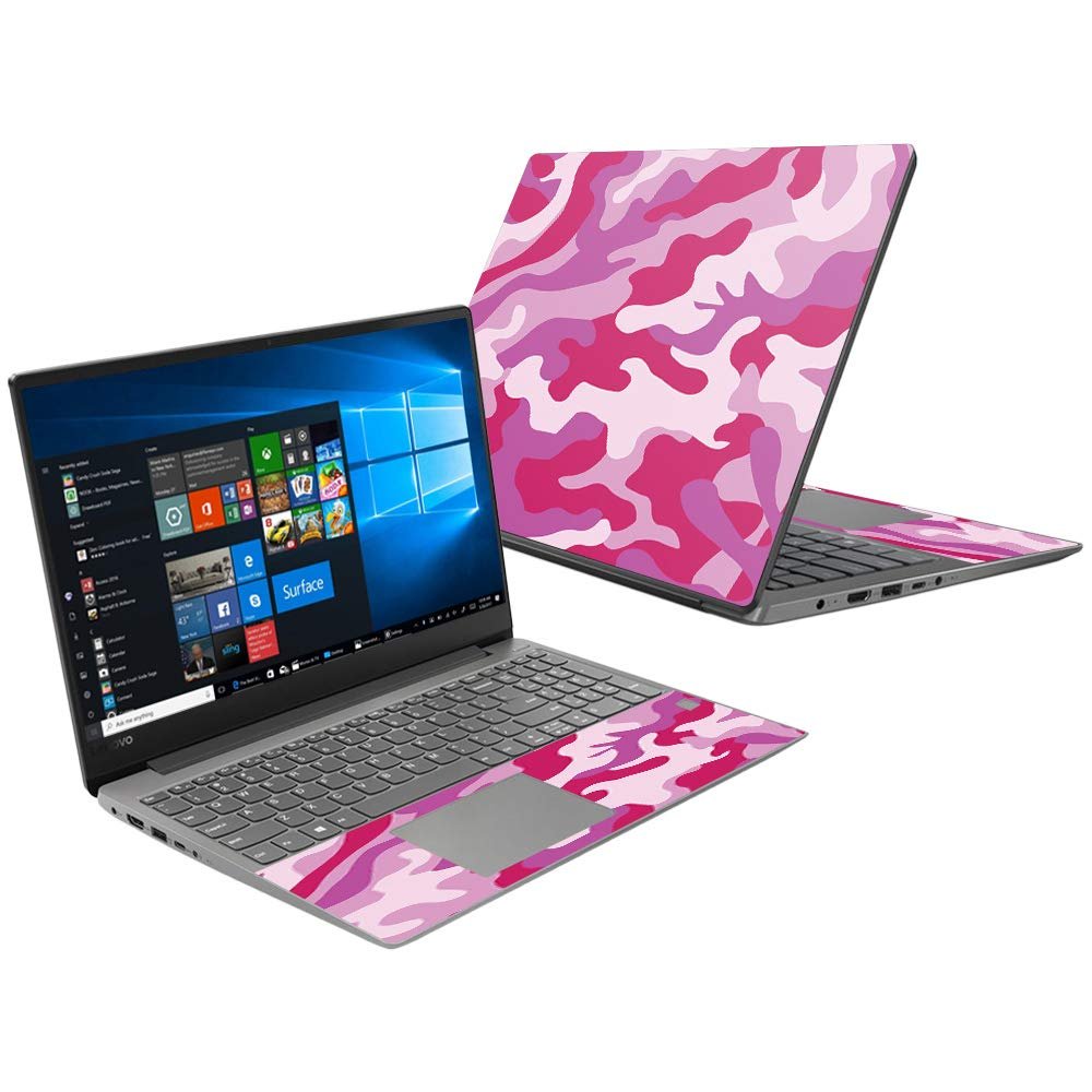 MightySkins Skin Compatible with Lenovo Ideapad 530S 14" (2018) - Pink Camo | Protective, Durable, and Unique Vinyl Decal wrap Cover | Easy to Apply, Remove, and Change Styles | Made in The USA