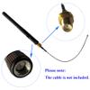 3dBi 2.4GHz Wireless Rubber Aerial Omni-Directional WiFi Antenna SMA Male Connector for Wireless Network Router Pack of 2 view 2