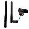 3dBi 2.4GHz Wireless Rubber Aerial Omni-Directional WiFi Antenna SMA Male Connector for Wireless Network Router Pack of 2 view 3