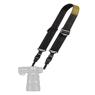 RucPac Slide Camera Strap (Black/Gold)