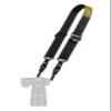RucPac Slide Camera Strap (Black/Gold) view 1