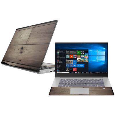 MightySkins Skin Compatible with Lenovo Ideapad 530S 15" (2018) - Wooden | Protective, Durable, and Unique Vinyl Decal wrap Cover | Easy to Apply, Remove, and Change Styles | Made in The USA