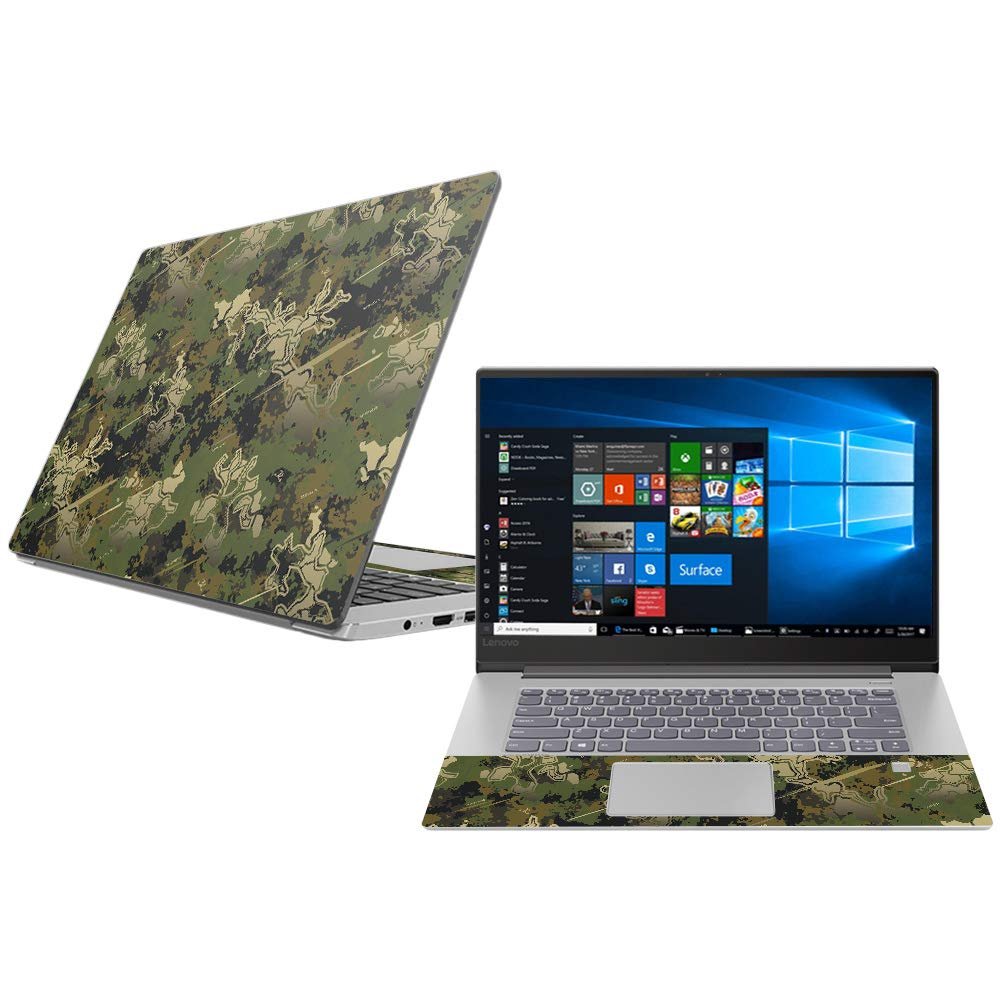MightySkins Skin Compatible with Lenovo Ideapad 530S 15" (2018) - Viper Woodland | Protective, Durable, and Unique Vinyl Decal wrap Cover | Easy to Apply, Remove, and Change Styles | Made in The USA