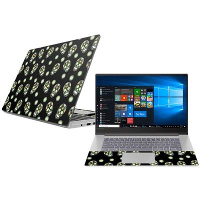 MightySkins Skin Compatible With Lenovo Ideapad 530S 15" (2018) - Nighttime Skulls | Protective, Durable, and Unique Vinyl Decal wrap cover | Easy To Apply, Remove, and Change Styles | Made in the USA
