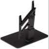 Amazon Basics Swivel Pedestal Table Top TV Mount, Height Adjustable 14-19 Inches, for 32" to 65" TVs up to 55 lbs, Universal TV Stand, VESA 400x400, Black view 4