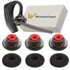 3X Ultra Comfort Eartips Ear Buds Replacement Earphone Ear Tips Kits Earpads Foam Set Cushion for Plantronics Voyager 5200 5220 5210 Series Bluetooth Headset Headphone (Medium M) view 1