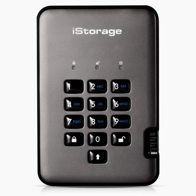 iStorage diskAshur PRO2 SSD 4TB |Secure Solid State Drive | FIPS Level 3 certified | Password protected | Dust/Water-Resistant | Hardware encryption