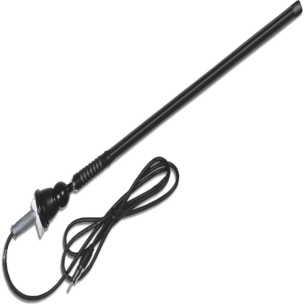 Dual Electronics MANT16B Durable Mast Long Range Marine Antenna Black, 16-Inch