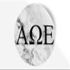 Alpha Omega Epsilon Sticker Greek Sorority Decal for Car, Laptop, Windows, Officially Licensed Product, Monogram Design 5" x 5" - White Marble view 1