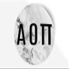 Alpha Omicron Pi Sticker Greek Sorority Decal for Car, Laptop, Windows, Officially Licensed Product, Monogram Design 5" x 5" - White Marble view 1