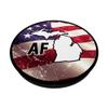Michigan Lover Design On USA Vintage Flag Background view 2
