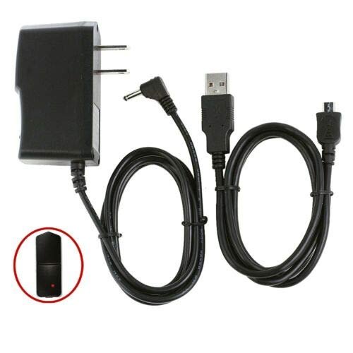 2A AC/DC Wall Power Charger Adapter + USB PC Cord for Archos 97b Titanium Tablet