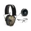 Walkers Razor Slim Electronic Muff with Case and Shooting Glasses (Kryptek Camo) view 1