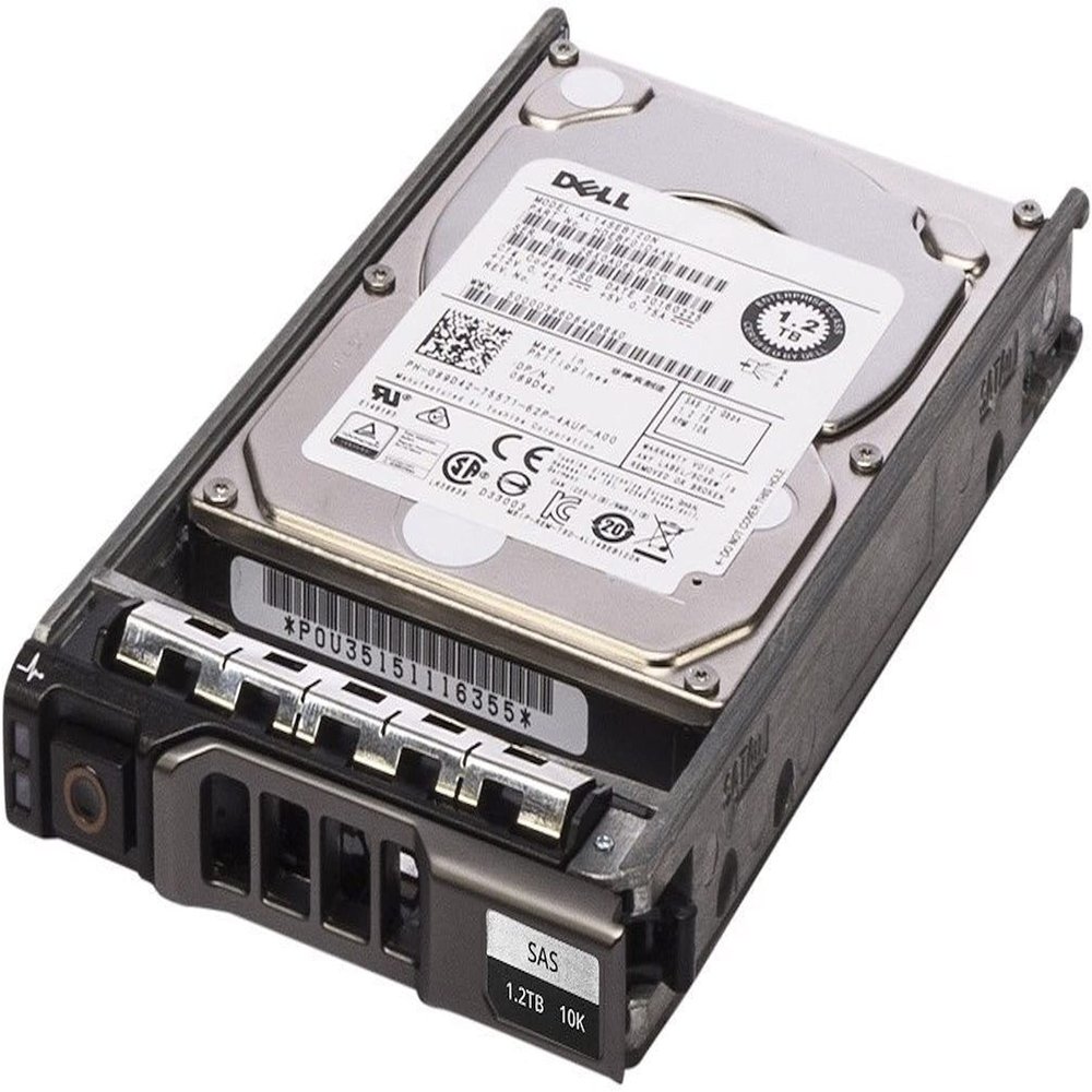 Dell Enterprise 1.2TB 10K SAS 12Gb/s 2.5" Hard Drive 89D42 (Renewed)