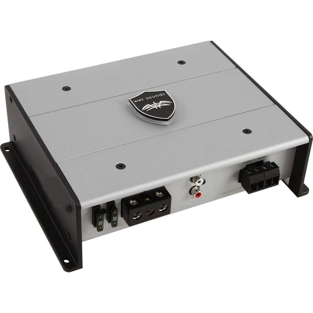 Wet Sounds HTX2: Class D 600 watt 2-Channel Amplifier (Renewed)