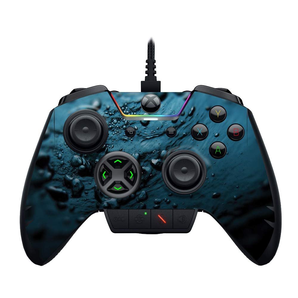 MightySkins Skin Compatible with Razer Wolverine Ultimate - Blue Storm | Protective, Durable, and Unique Vinyl Decal wrap Cover | Easy to Apply, Remove, and Change Styles | Made in The USA