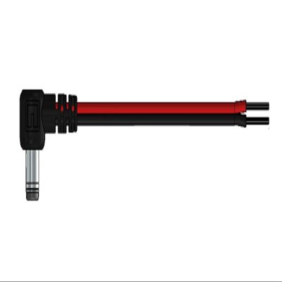 Micro SATA Cables Cable Assembly 2.5mm ID, 5.5mm OD Plug, Right Angle to Wire Leads Flat 1.00 Meter