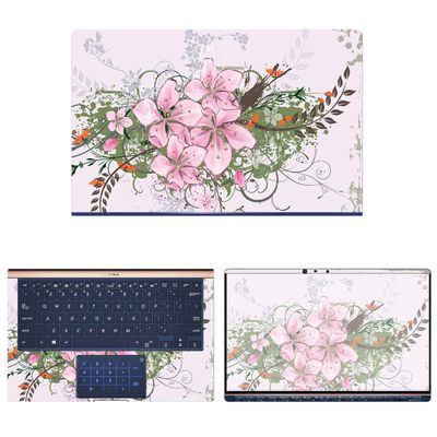 Decalrus - Protective Decal Floral Skin Sticker for Asus ZenBook 13 UX333FA (13.3" Screen) case Cover wrap ASzenbk13_ux333-183