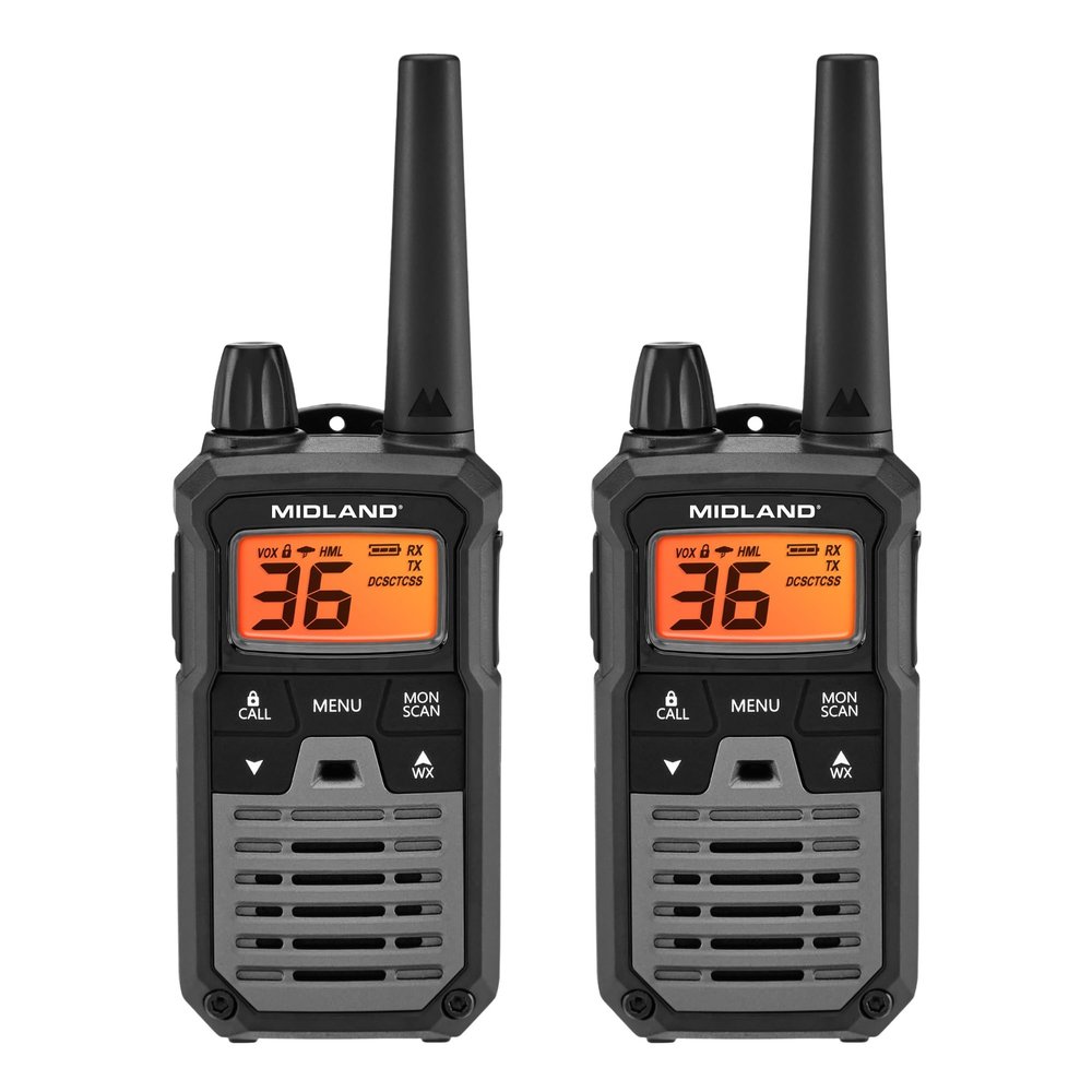 Midland T290VP4 High-Powered GMRS Two-Way Radios | Long-Range Communication with 36 Channels & 121 Privacy Codes | Durable, Water-Resistant Design for Outdoor Adventures