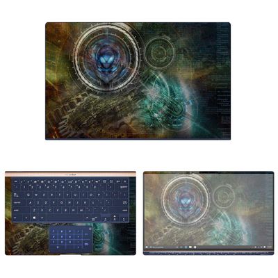 Decalrus - Protective Decal Abstract Skin Sticker for Asus ZenBook 14 UX433FA (14" Screen) case Cover wrap ASzenbk14_ux433-126