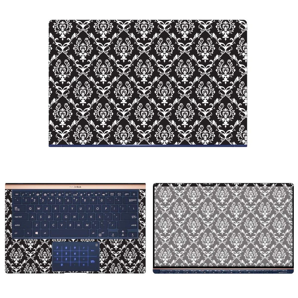 Decalrus - Protective Decal Damask Skin Sticker for Asus ZenBook 13 UX333FA (13.3" Screen) case Cover wrap ASzenbk13_ux333-80