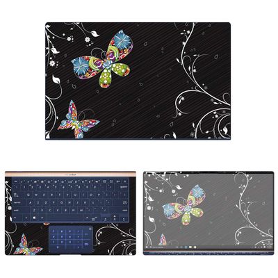 Decalrus - Protective Decal Butterfly Skin Sticker for Asus ZenBook 14 UX433FA (14" Screen) case Cover wrap ASzenbk14_ux433-3