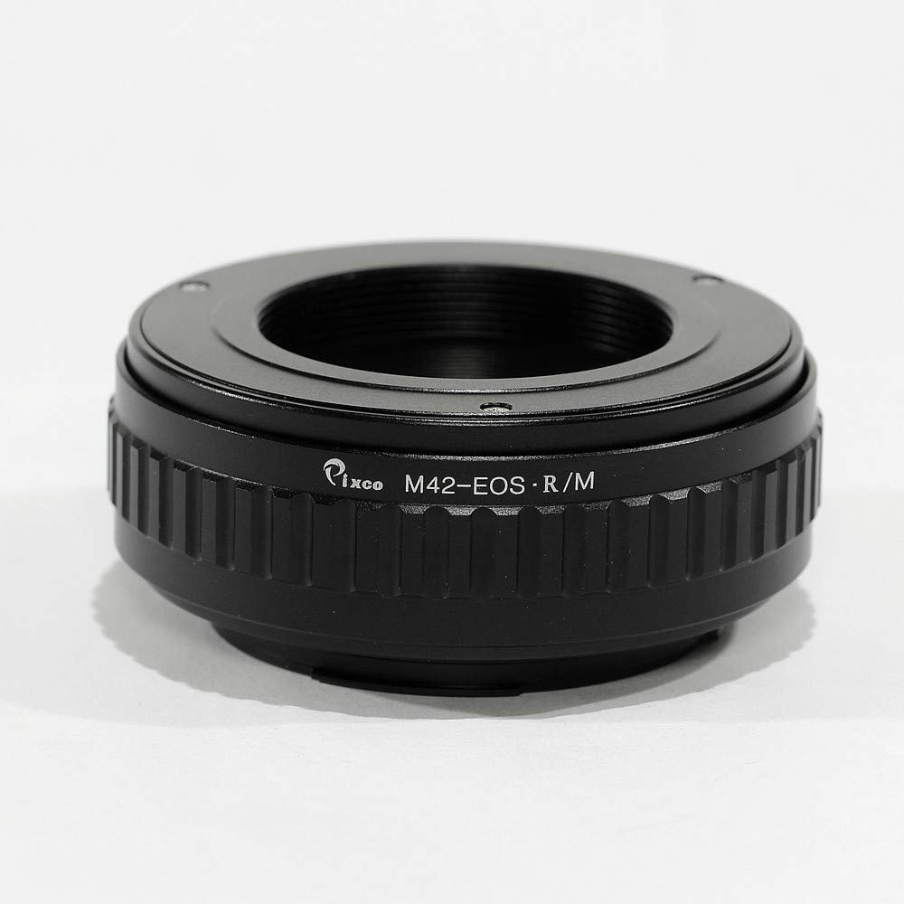 Pixco Adjustable Macro to Infinity Lens Adapter for M42 Mount Lens to EOS.R Mount Camera