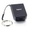 C2G USB Adapter, HDMI Adapter, USB C to HDMI, Travel Adapter, Black, Cables to Go 26872 view 1