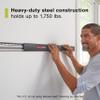 Rubbermaid Fasttrack Wall Mounted Storage and Organization System Rail Horizontal 48" 2-Pack Holds up to 1750 pounds Each Rail for Home/Garage Storage and Organization view 3