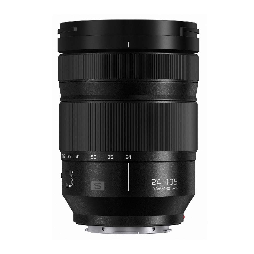 Panasonic LUMIX S 24-105mm F4 Lens, Full-Frame L Mount, Optical Image Stabilizer and Rugged Dust/Splash/Freeze-Resistant S-R24105 (USA), Black