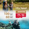5-Years Data Recovery GIGASTONE 256GB Micro SD Card 5-Pack, 4K Camera Pro, A2 V30 for Smartphone, Gopro, ActionCams, 4K UHD Video, Nintendo-Switch, Up to 100MB/s, UHS-I U3 C10 with Adapters view 2