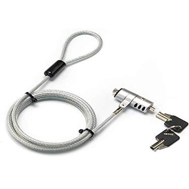 Broonel Laptop Lock, Portable Security Cable Lock Anti Theft Lock Compatible with The Dell Precision 7730 Mobile Workstation