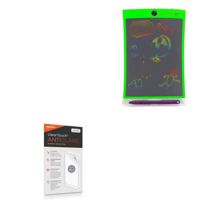 BoxWave Screen Protector Compatible with Boogie Board Magic Sketch - ClearTouch Anti-Glare (2-Pack), Anti-Fingerprint Matte Film Skin