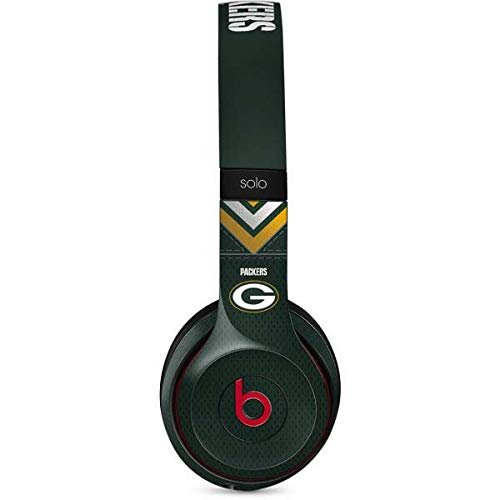 Skinit Decal Audio Skin Compatible with Beats Solo 3 Wireless - Officially Licensed NFL Green Bay Packers Team Jersey Design