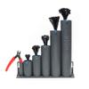 R-Z-G Ready-Zip-Go (tm) Magnetic Base Cable Tie Organizer with 250 Zip Ties and Cutter view 1
