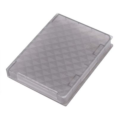 Professional 2.5in Hard Disk Drive Box SSD Protective Box Storage Case for 2.5 Inch and SSD Moistureproof, Dustproof, Shockproof, Anti Static and Non Slip Grey