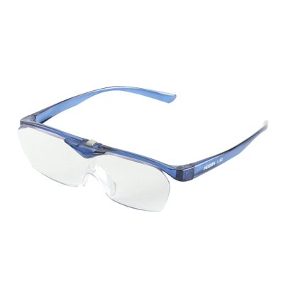 Hozan L-92 Glasses Magnification, 1.6x Magnification, Clear Wide Field of View, Can Be Worn Over Glasses