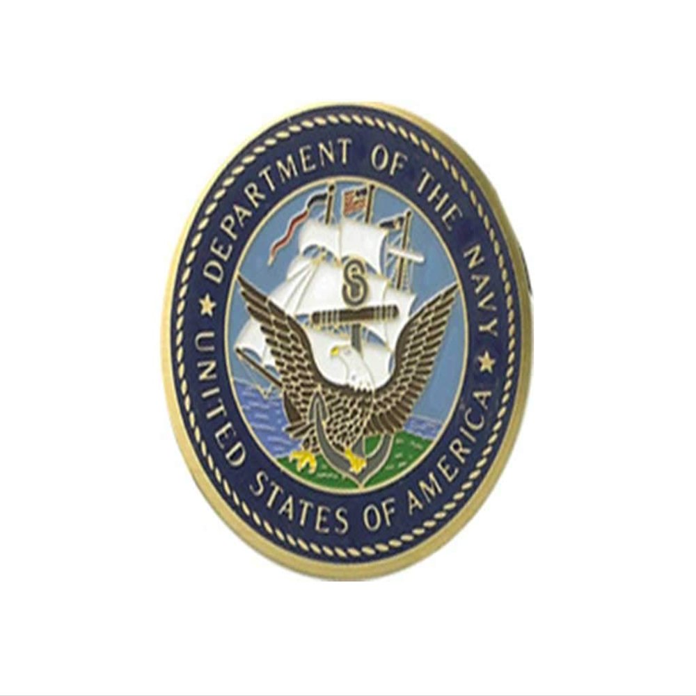 flag connections Navy Color Medallion