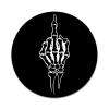 2X Sticker Set - Skeleton Middle Finger - for Phone Grip Stent Cell Phones Tablets (Stickers Only) view 1