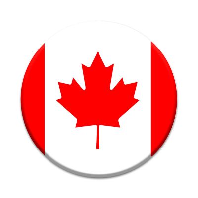 2X Sticker Set - Canadian Flag - for Phone Grip Stent Cell Phones Tablets (Stickers Only)