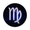 2X Sticker Set - Virgo Galaxy Zodiac Symbol - for Phone Grip Stent Cell Phones Tablets (Stickers Only) view 1