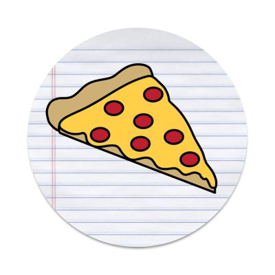2X Sticker Set - Pizza Slice - for Phone Grip Stent Cell Phones Tablets (Stickers Only)