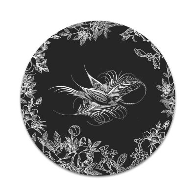 2X Sticker Set - Floral Bird Design - for Phone Grip Stent Cell Phones Tablets (Stickers Only)