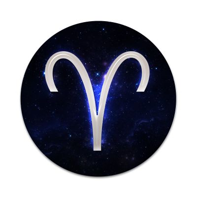 2X Sticker Set - Aries Galaxy Zodiac Symbol - for Phone Grip Stent Cell Phones Tablets (Stickers Only)