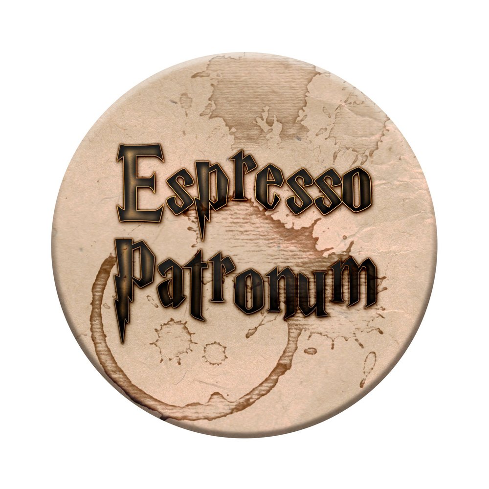 2X Sticker Set - Espresso Patronum - for Phone Grip Stent Cell Phones Tablets (Stickers Only)