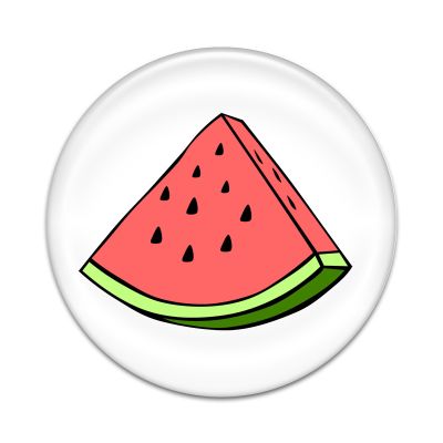 2X Sticker Set - Watermelon Slice - for Phone Grip Stent Cell Phones Tablets (Stickers Only)