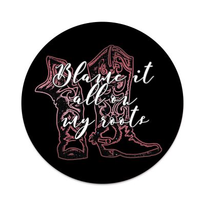 2X Sticker Set - Blame It All On My Roots - for Phone Grip Stent Cell Phones Tablets (Stickers Only)